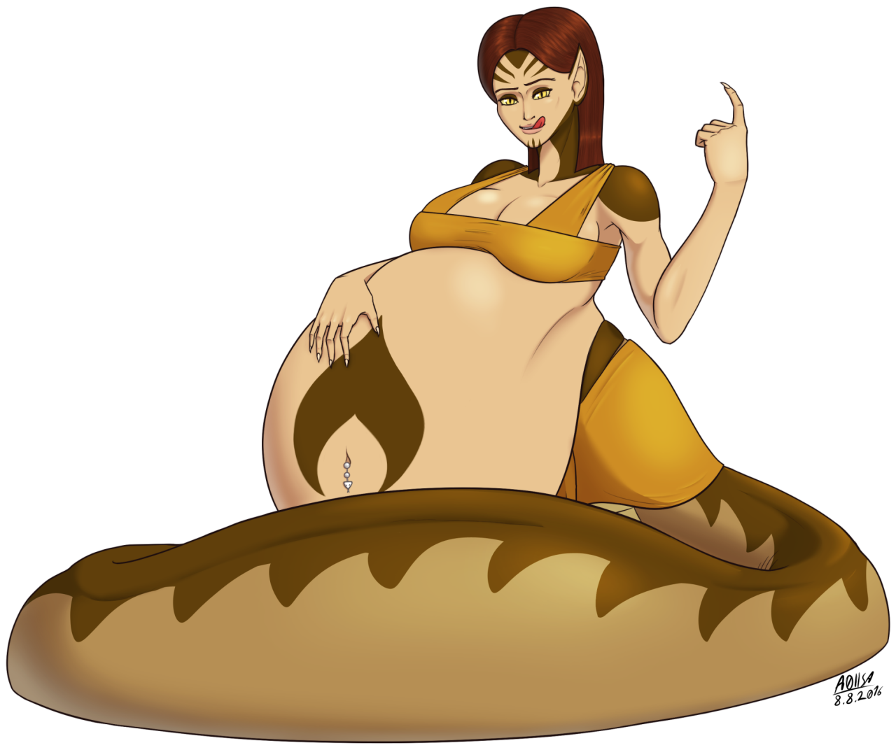 Happy Vore Day!Figured I haven’t drawn Lagneía for a while. 