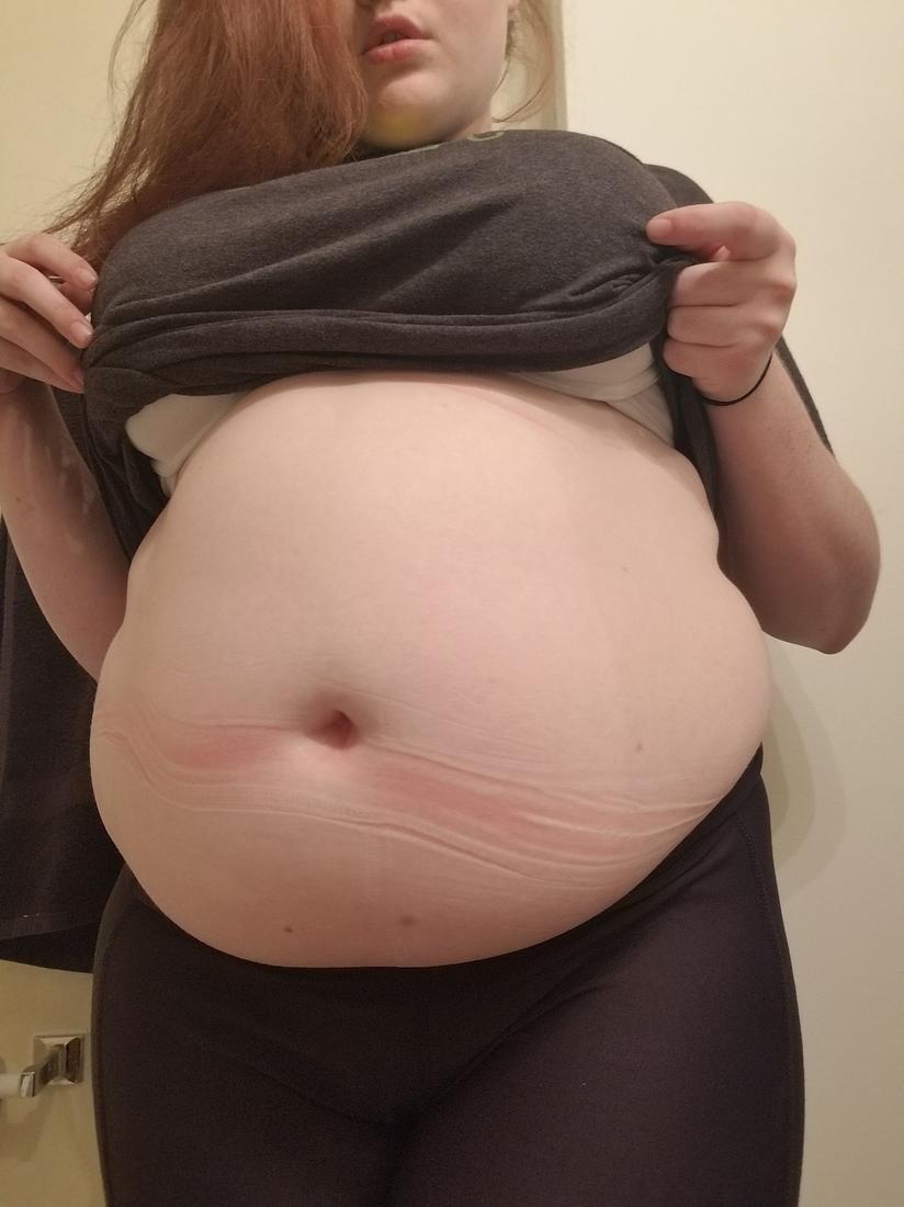 big belly. 
